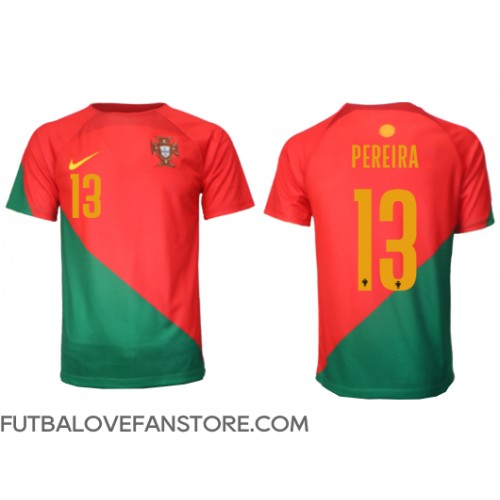 Portugalsko Danilo Pereira #13 Domáci futbalový dres MS 2022 Krátky Rukáv